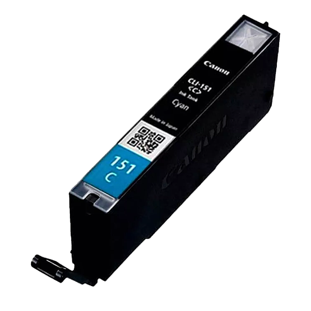 Empaque del cartucho de tinta CLI-151C Cian