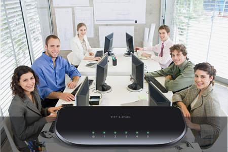 5-Port Gigabit Desktop Switch TPLink TL-SG1005D