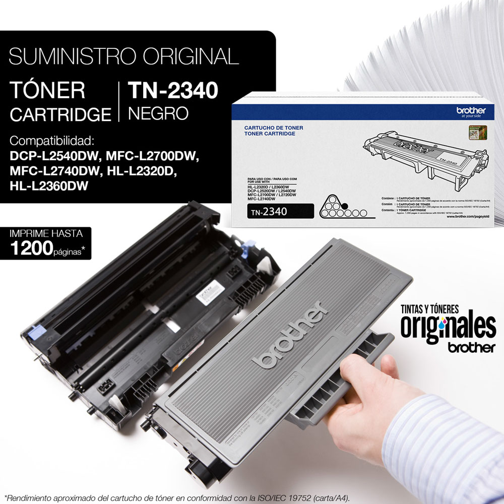 Empaque y producto original Brother.