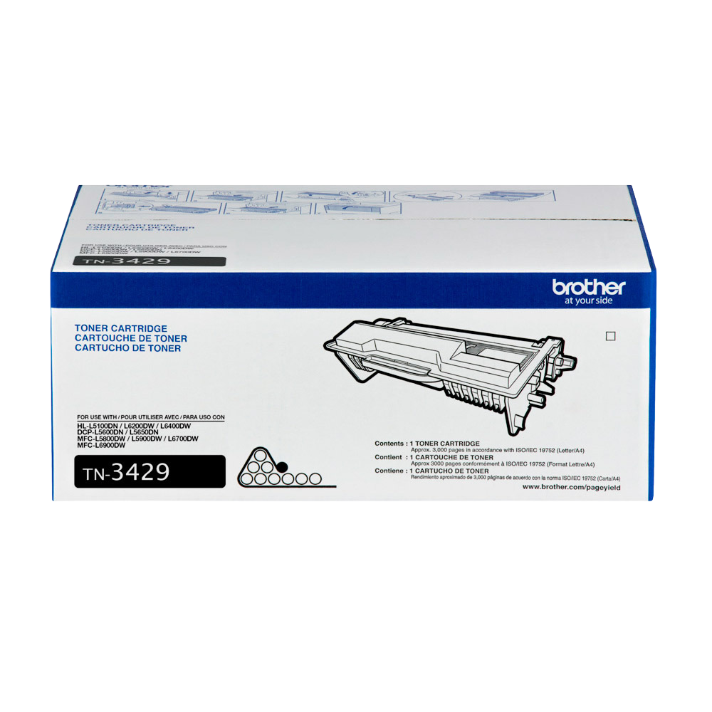 Cartucho de t&oacute;ner original Brother TN-3429 negro