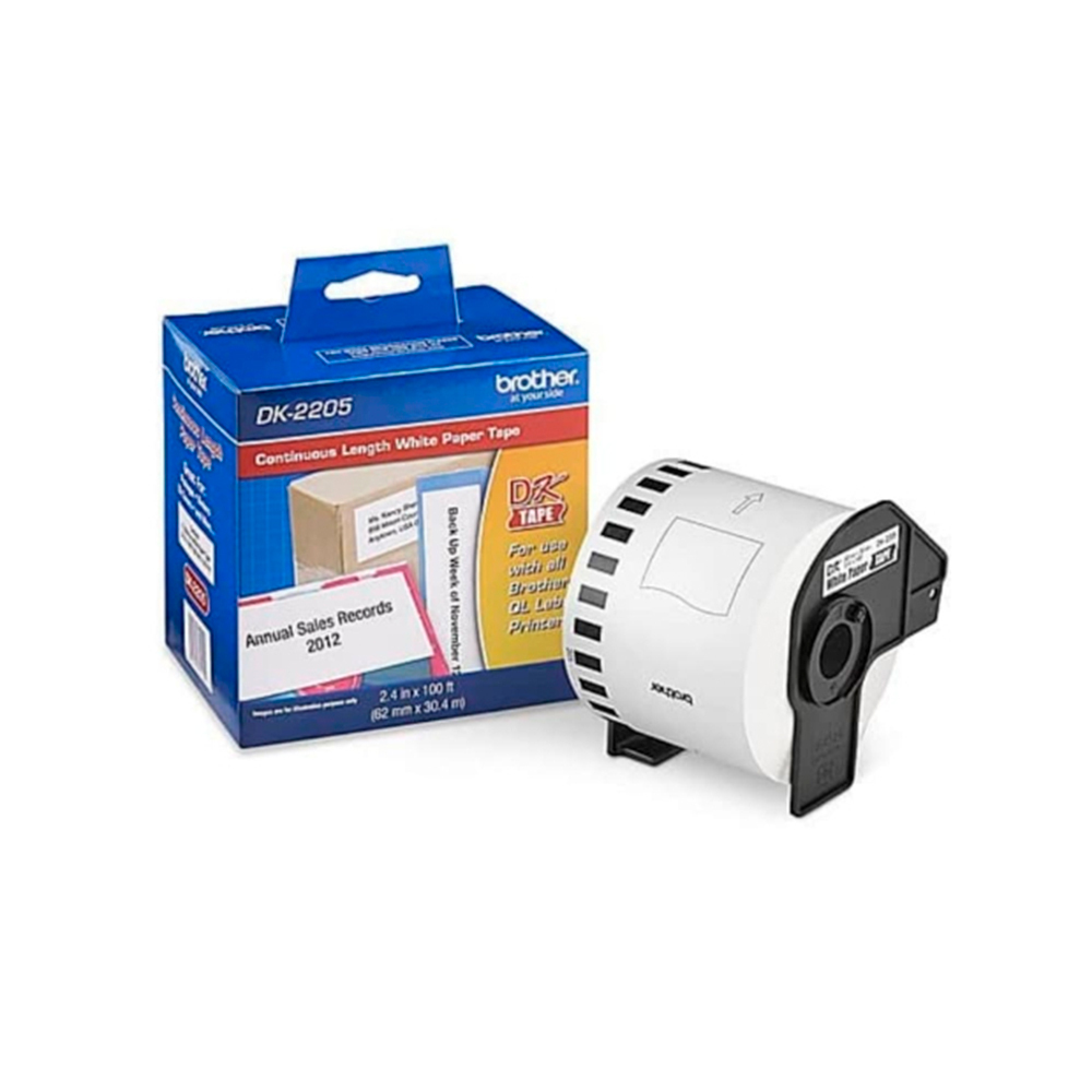 Rollo de etiqueta continua Brother DK2205