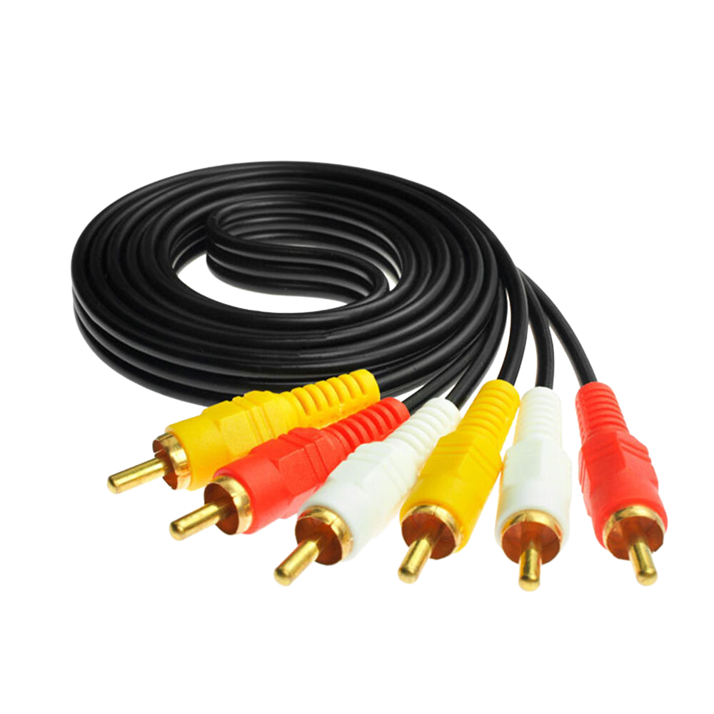 Cable de audio est&eacute;reo Spektra 3xRCA de 3 metros de longitud