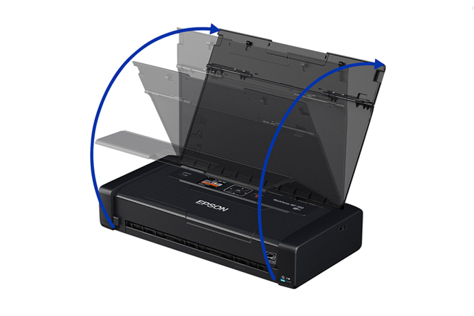 Bater&iacute;a recargable y carga por USB de la Epson WF100