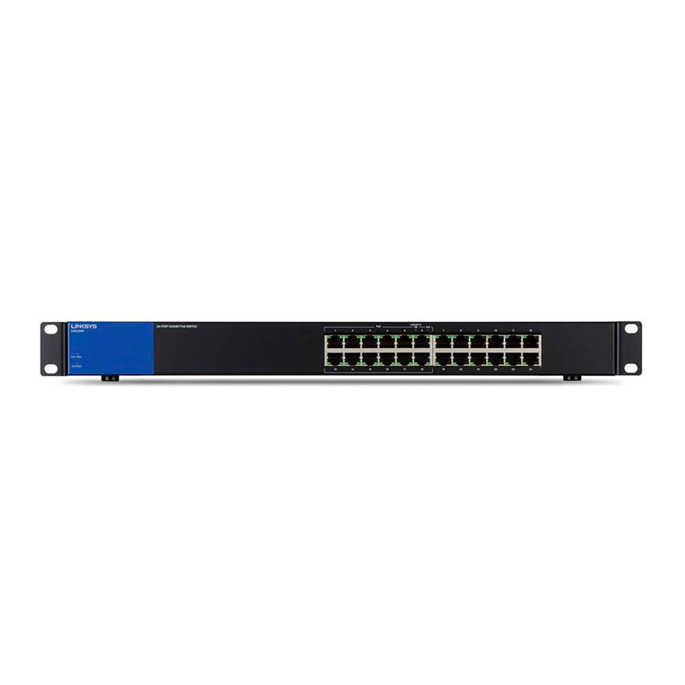 Switch Gigabit de 24 puertos Linksys para superautopistas de informaci&oacute;n