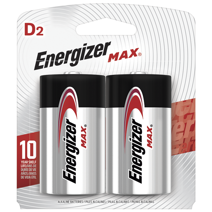 Pilas Alcalinas Energizer D