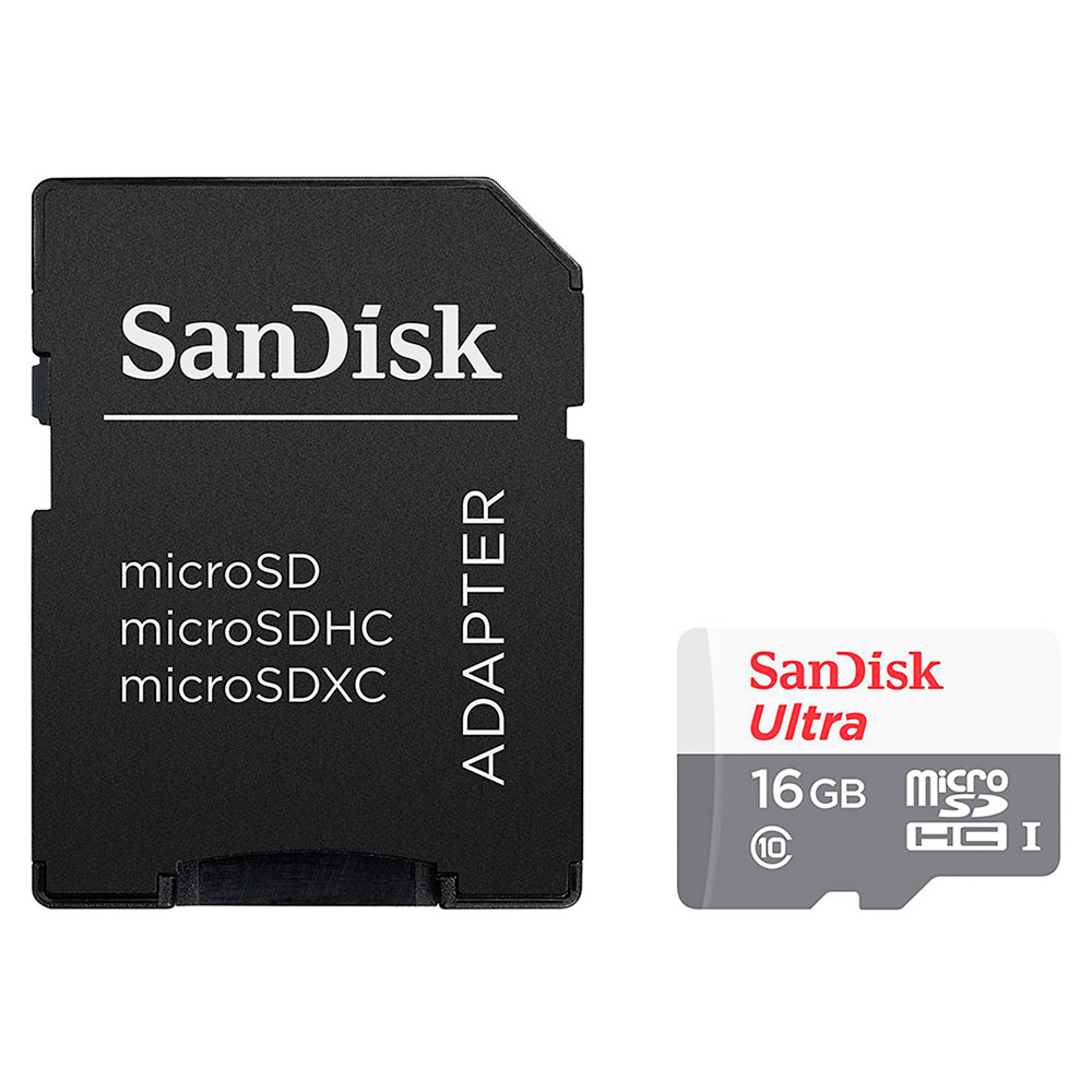 Tarjeta de memoria Sandisk mostrando alta velocidad de transferencia