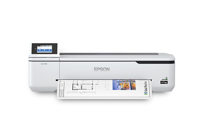 Plotter de 24 pulgadas Epson SureColor T3170 de dise&ntilde;o compacto.