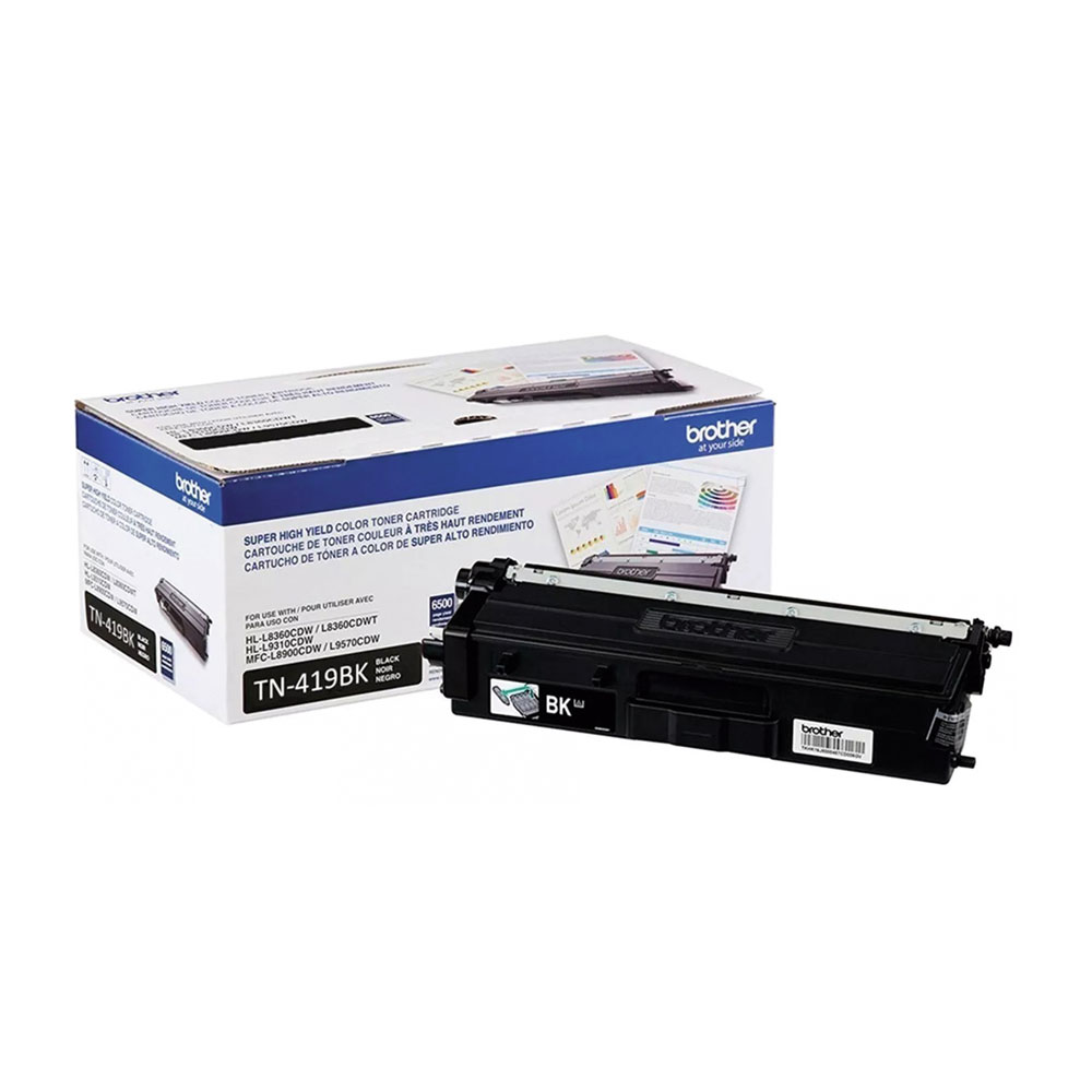 Toner Brother TN419BK de ultra alto rendimiento en color negro