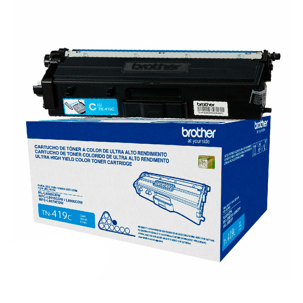 Toner Brother TN419BK de ultra alto rendimiento en color negro