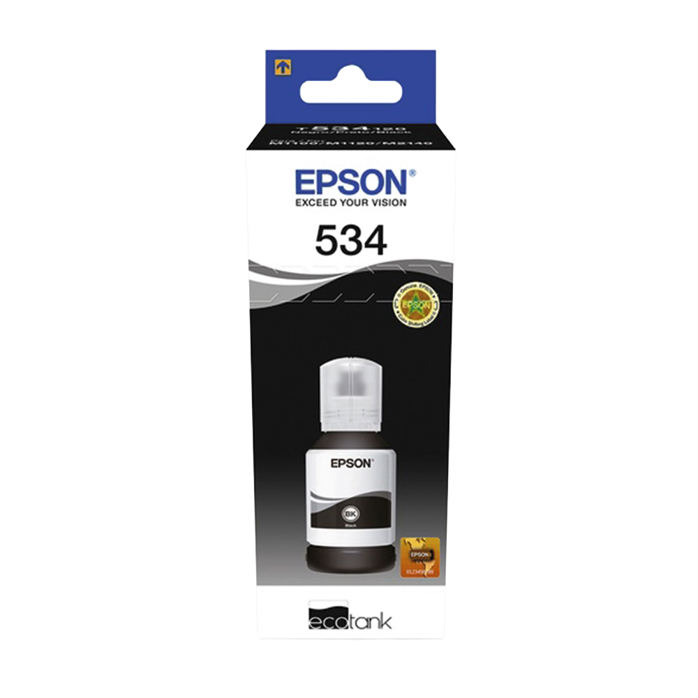 Botella de tinta original Epson T534 color negro para EcoTank