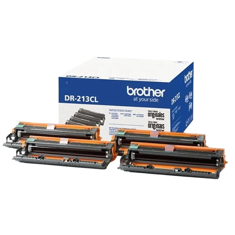 Unidad de tambor original Brother DR-213CL para cuatro colores