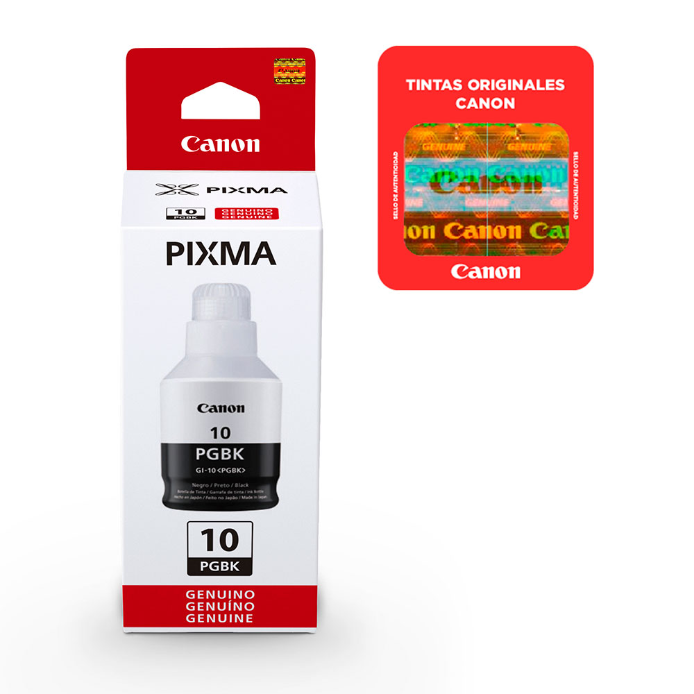 Botella de tinta Canon color Negro.