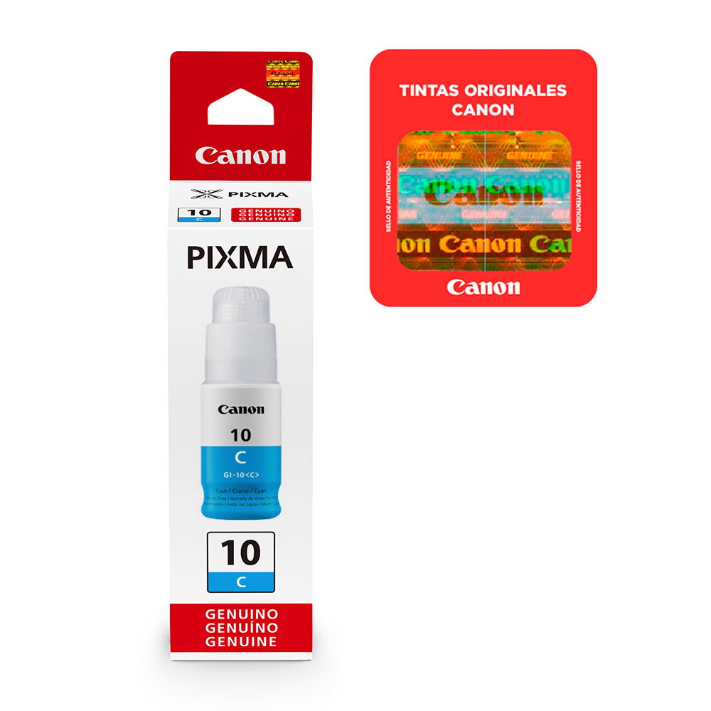 Envase de tinta Canon de 70 ml.
