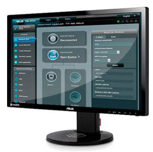 Captura de pantalla de la interfaz de usuario ASUSWRT para control y optimizaci&oacute;n.