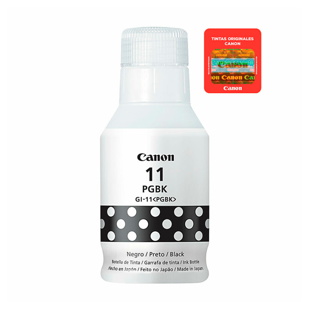 Botella de tinta Canon GI-11 de 135 mL color negro