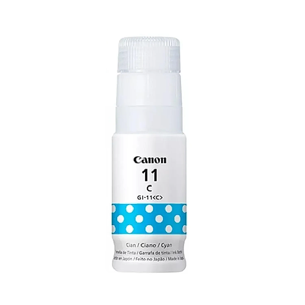 Botella de recarga de tinta Canon GI-11 Cian de 70mL