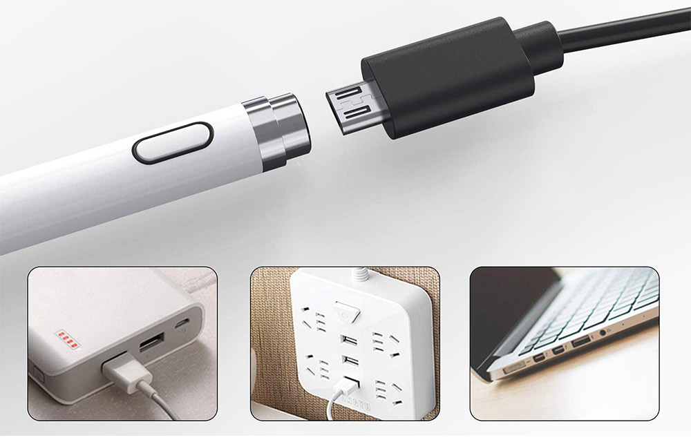 Opciones de carga USB e indicadores de bater&iacute;a