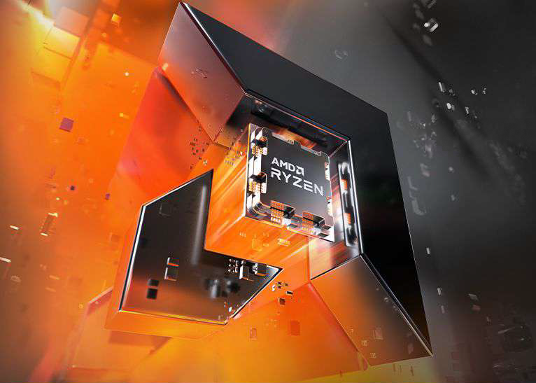 Procesador AMD Ryzen 9 7900X en acci&oacute;n.