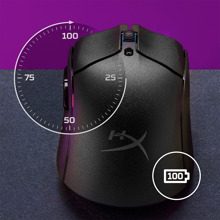 Mouse Gamer Inal&aacute;mbrico HyperX Pulsefire Haste 2