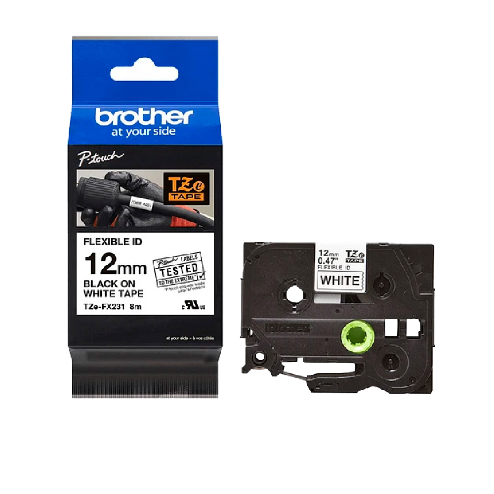 Cinta rotuladora flexible Brother TZE-FX231.