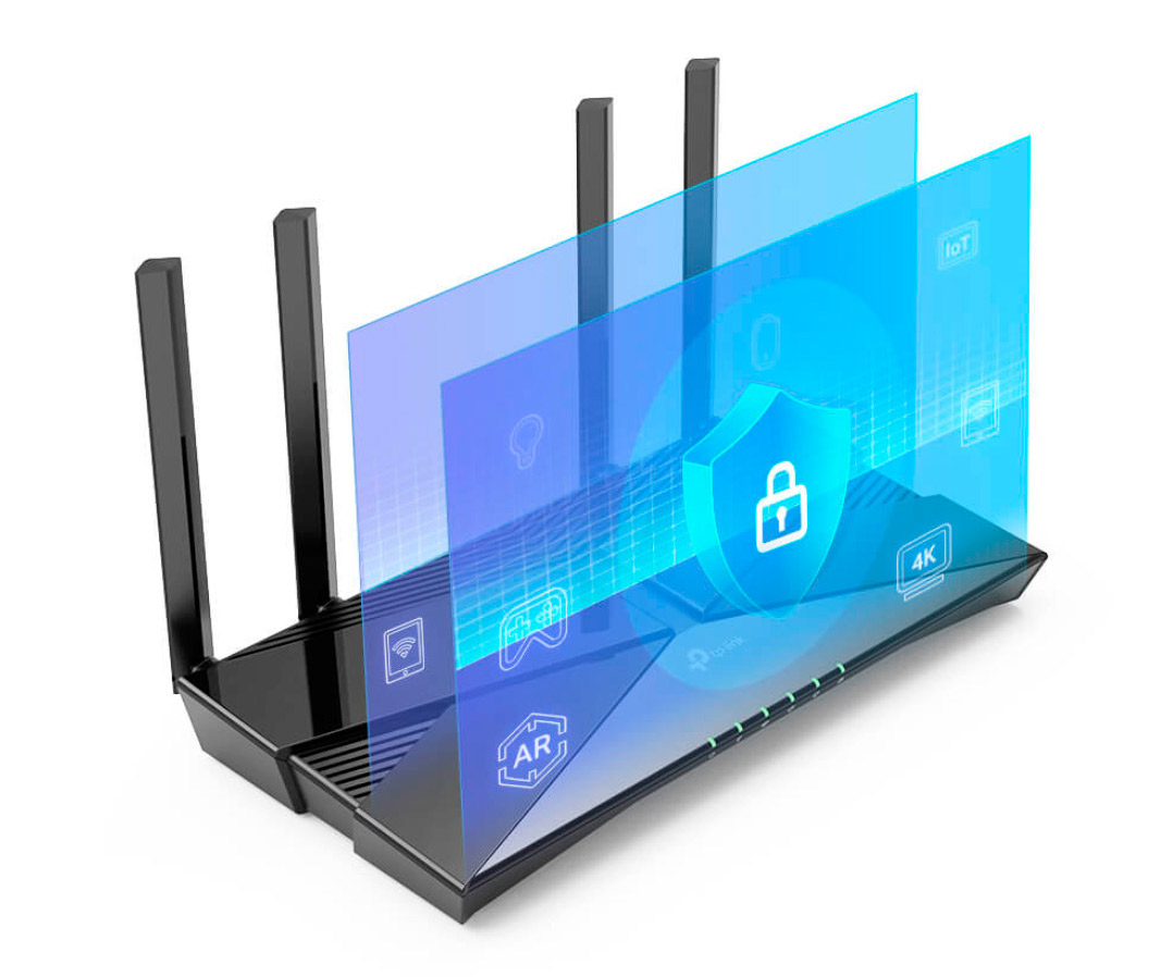 Componentes internos o diagram&aacute;ticos del chip del Router AX23