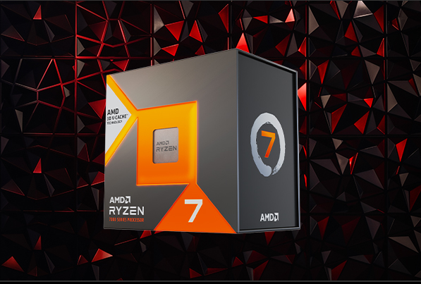 Caja del procesador AMD Ryzen 7 destacando caracter&iacute;sticas y modelo