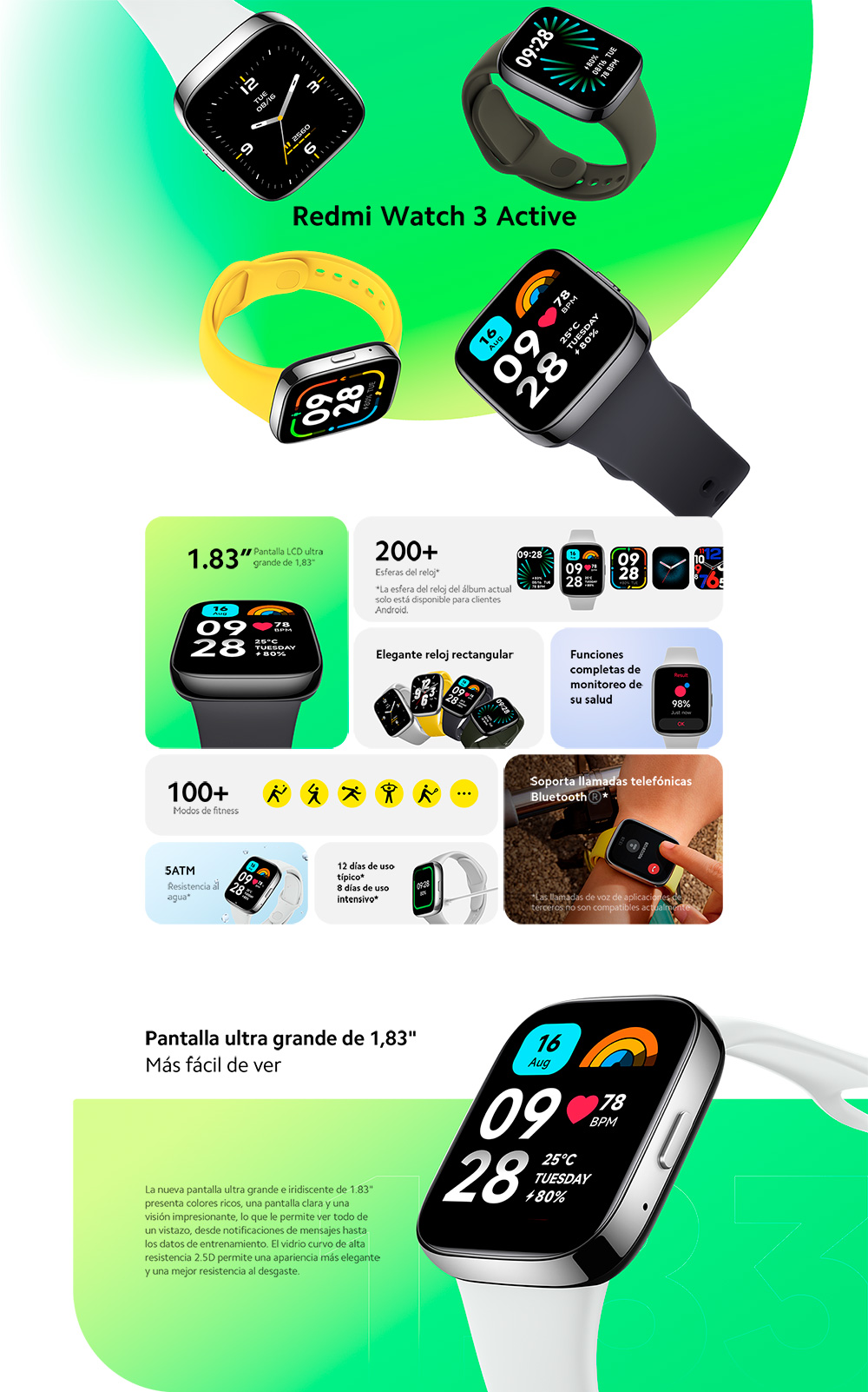 xiaomi redmi watch 3 active