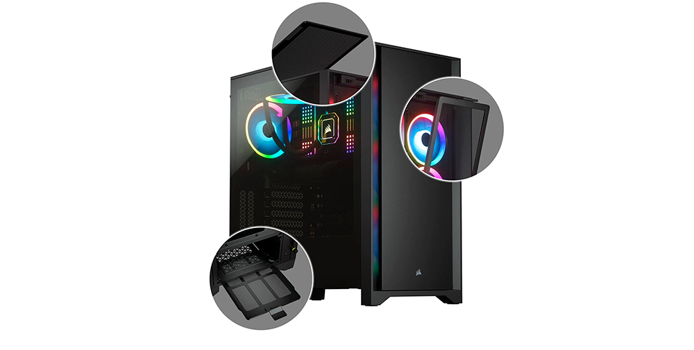 gabinete corsair gamer