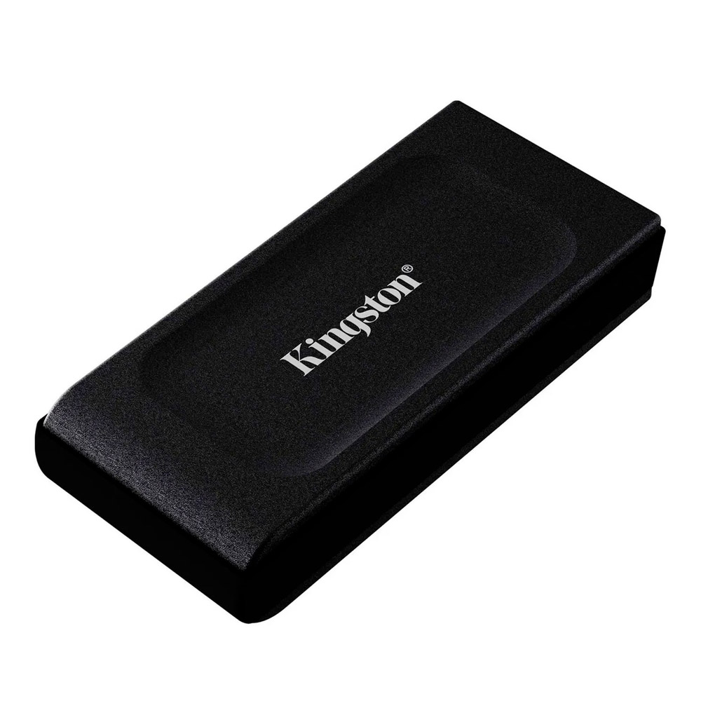 Imagen lateral de la Unidad SSD Externa Portable 1TB con fondo blanco