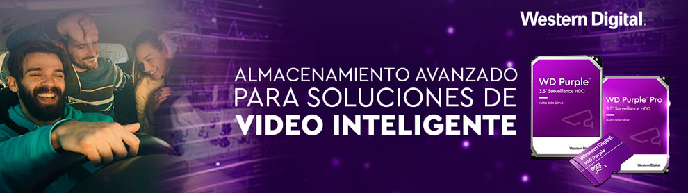 Disco Duro Video Vigilancia 1TB Purple Disco duro WD Purple 1TB para videovigilancia modelo WD11PURZ