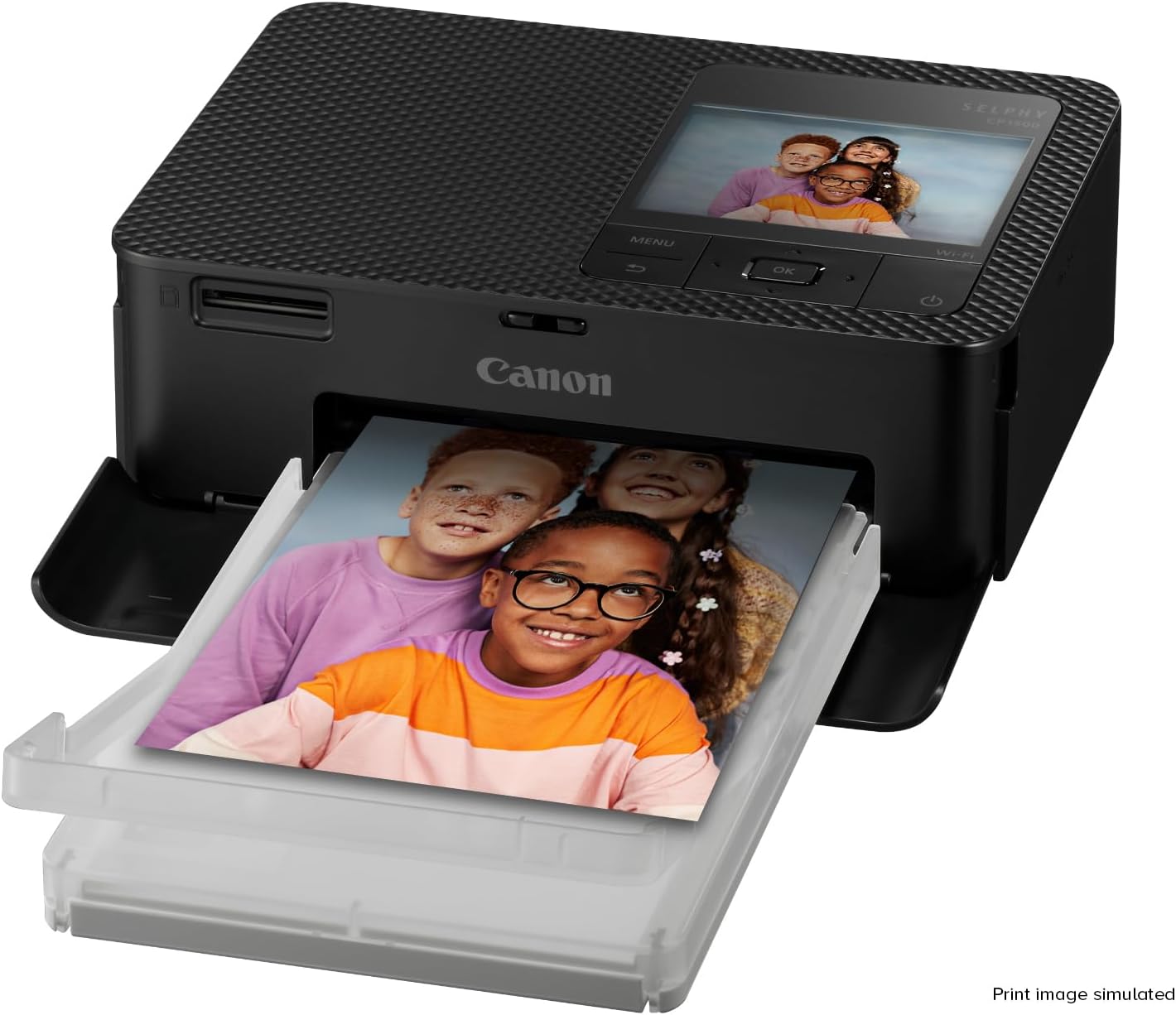 Impresora fotogr&aacute;fica Canon SELPHY CP1500 port&aacute;til color blanco para impresi&oacute;n inal&aacute;mbrica de fotos