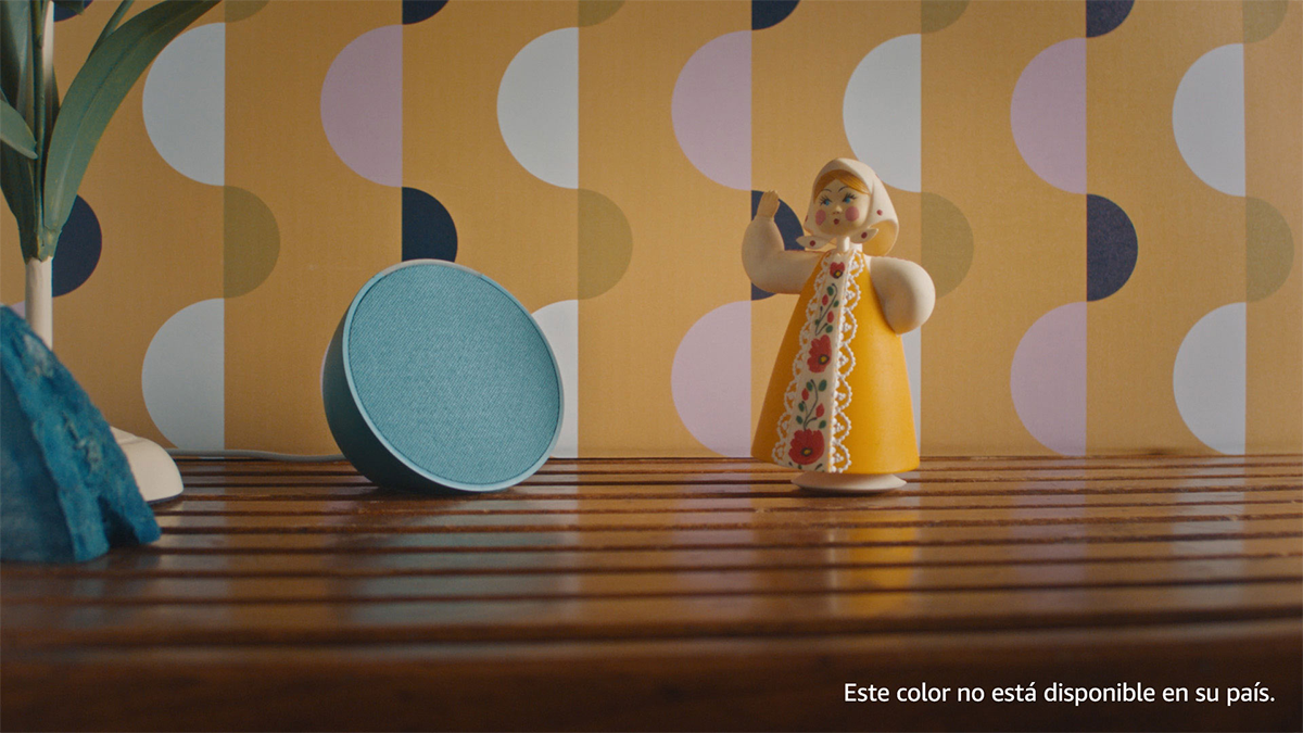 Asistente de voz en Espa&ntilde;ol Amazon Echo Pop Charcoal