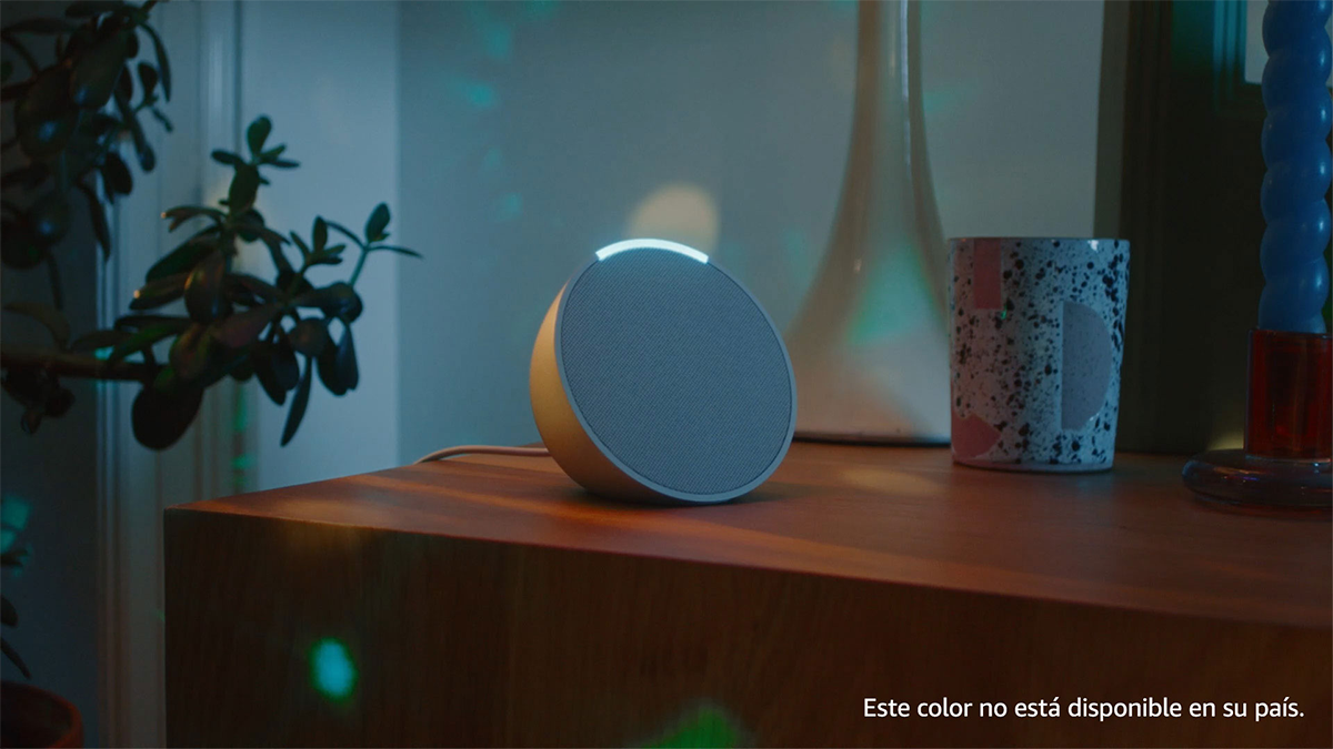 Asistente de voz en Espa&ntilde;ol Amazon Echo Pop Charcoal