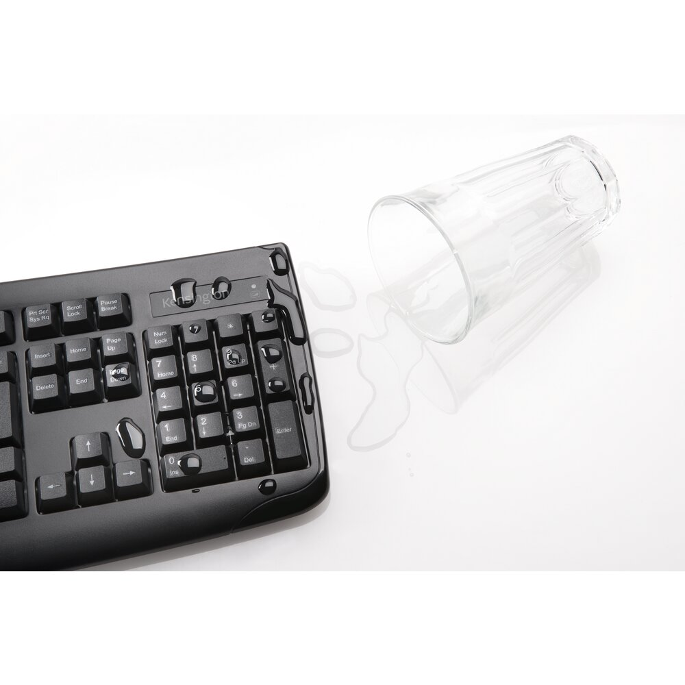Teclado Pro Fit Wireless con protecci&oacute;n contra l&iacute;quidos