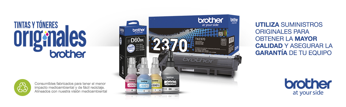 Utiliza suministros originales para obtener la mayor calidad y asegurar la garant&iacute;a de tu equpo Brother