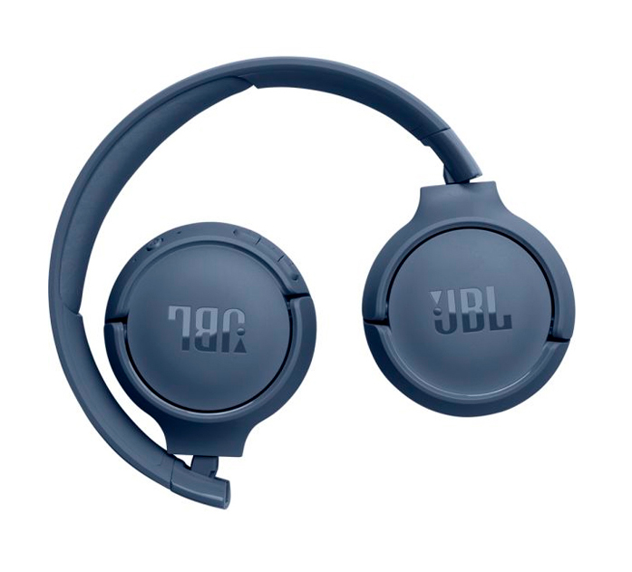 Imagen frontal de los aud&iacute;fonos Headset JBL Tune 520BT Bluetooth Negro en un fondo blanco