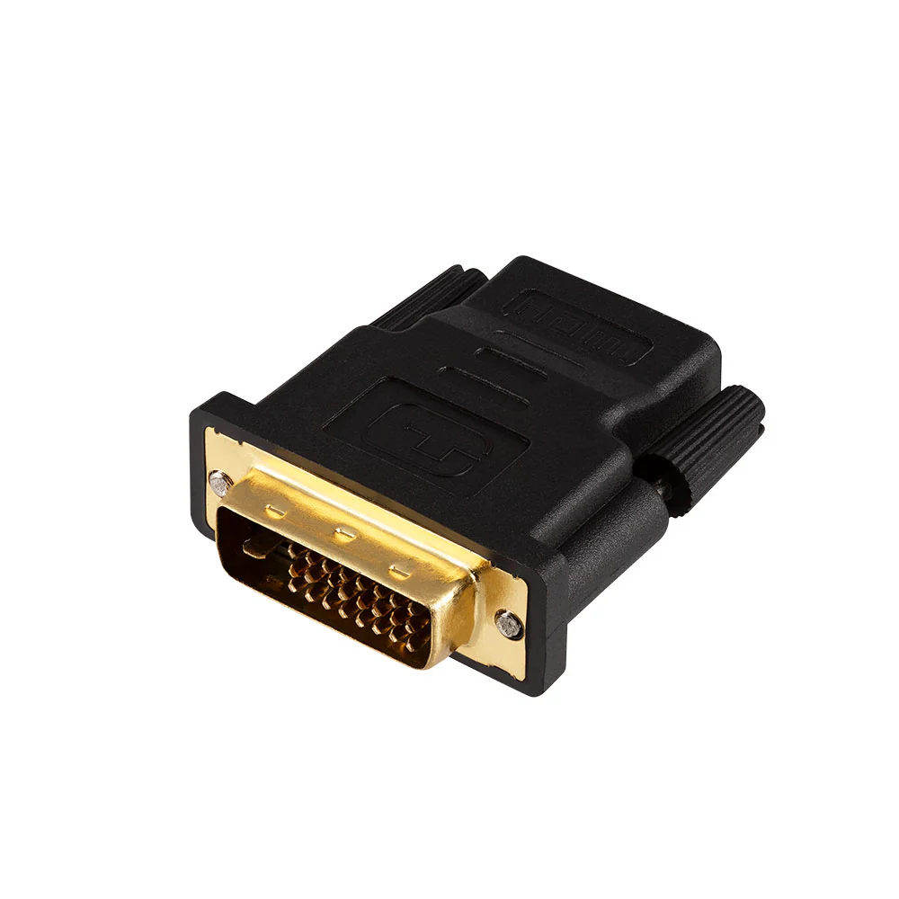 Conector DVI-D del adaptador a HDMI hembra Argom ideal para computadoras y pantallas