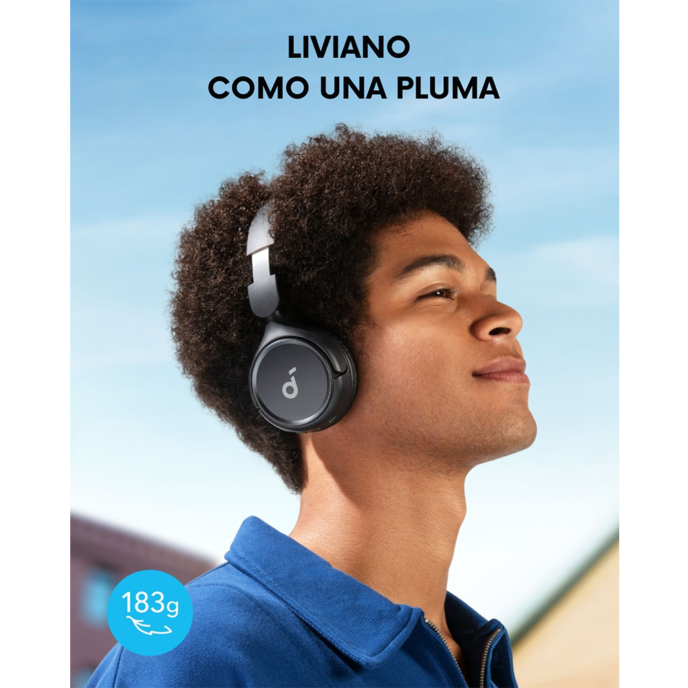 Aud&iacute;fonos On-ear Soundcore H30i de dise&ntilde;o moderno y compacto