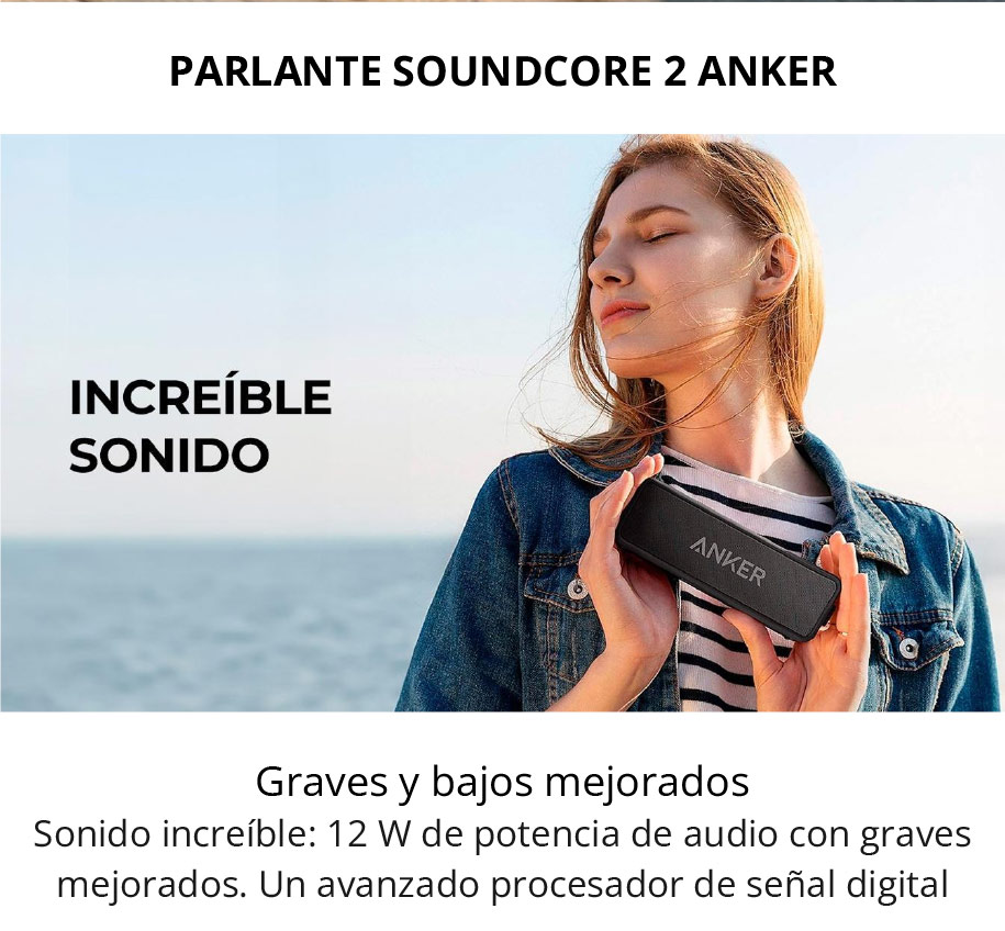 parlante bluetooth portatil soundcore