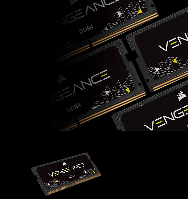 Memoria RAM para notebook Corsair 16GB DDR4 CL22 de alto rendimiento
