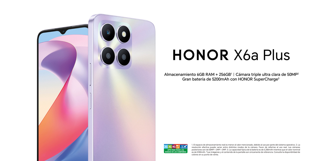 smartphone Honor X6a Plus