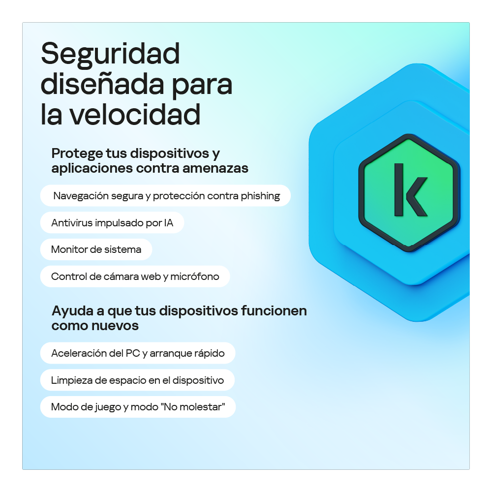 Contenido del empaque antivirus Kaspersky: disco, gu&iacute;a y licencia