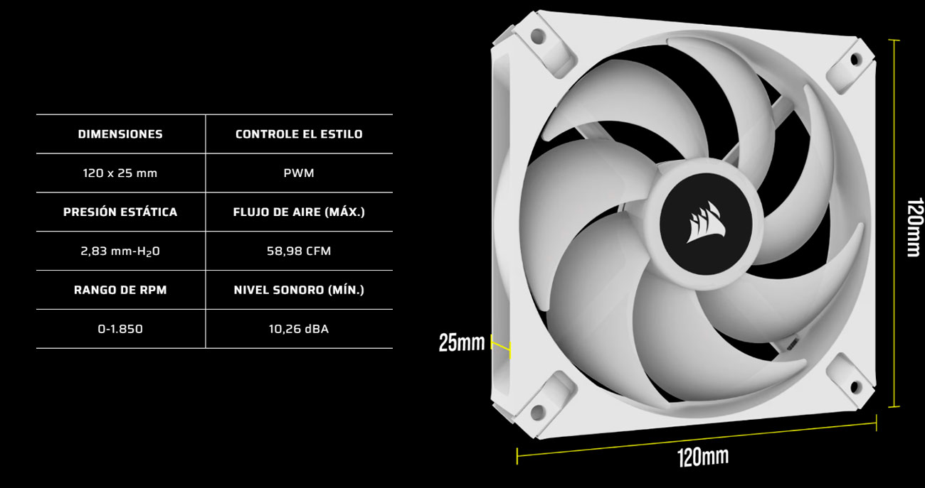 ventilador pc corsair