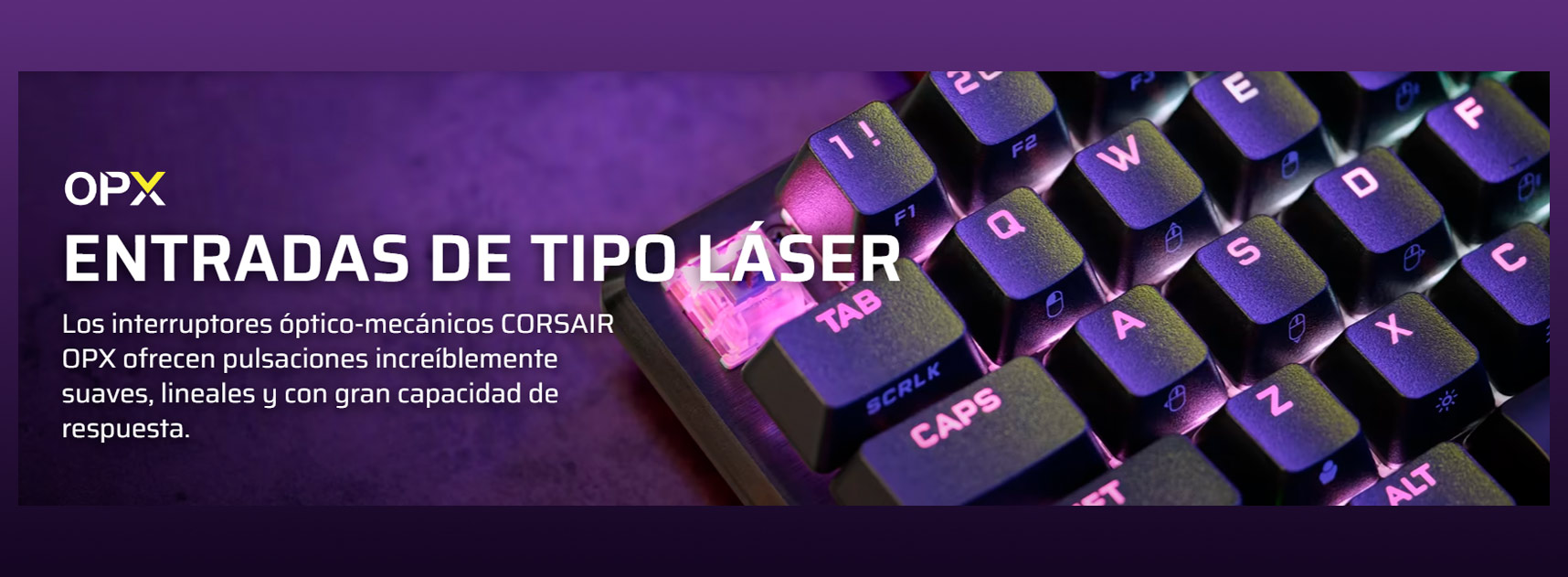 Teclado gamer optico mecanico Marca Corsair, modelo K65 PRO MINI CH-91A401A-NA