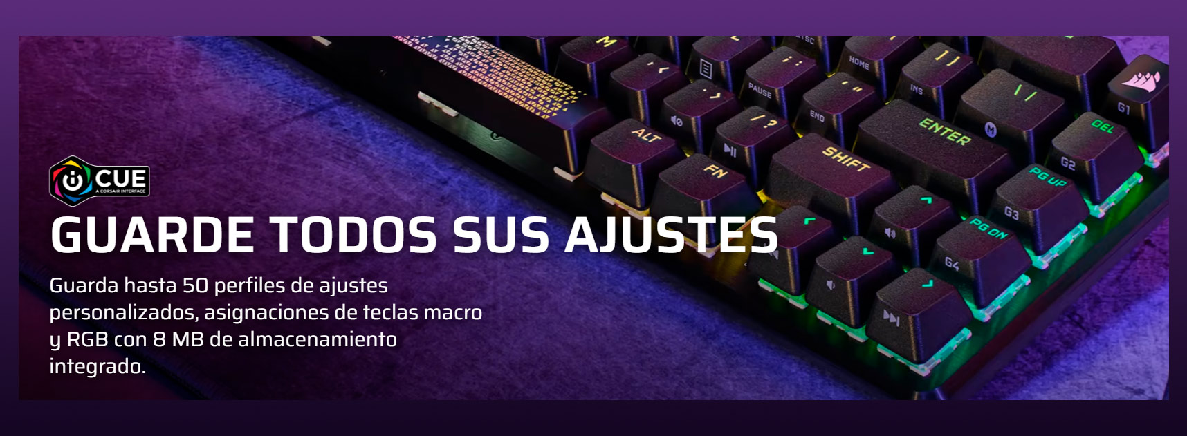 Teclado gamer optico mecanico Marca Corsair, modelo K65 PRO MINI CH-91A401A-NA