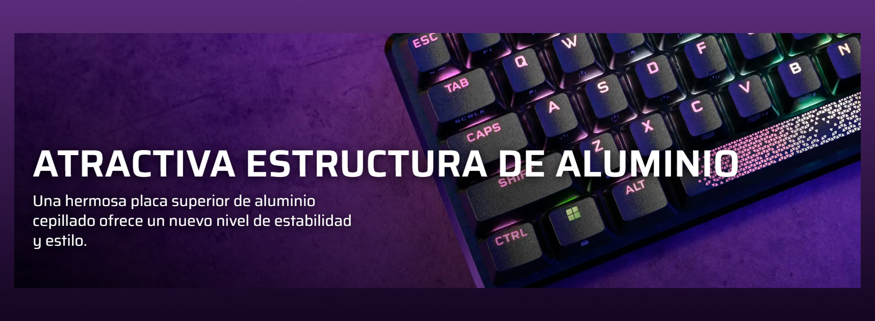 Teclado gamer optico mecanico Marca Corsair, modelo K65 PRO MINI CH-91A401A-NA