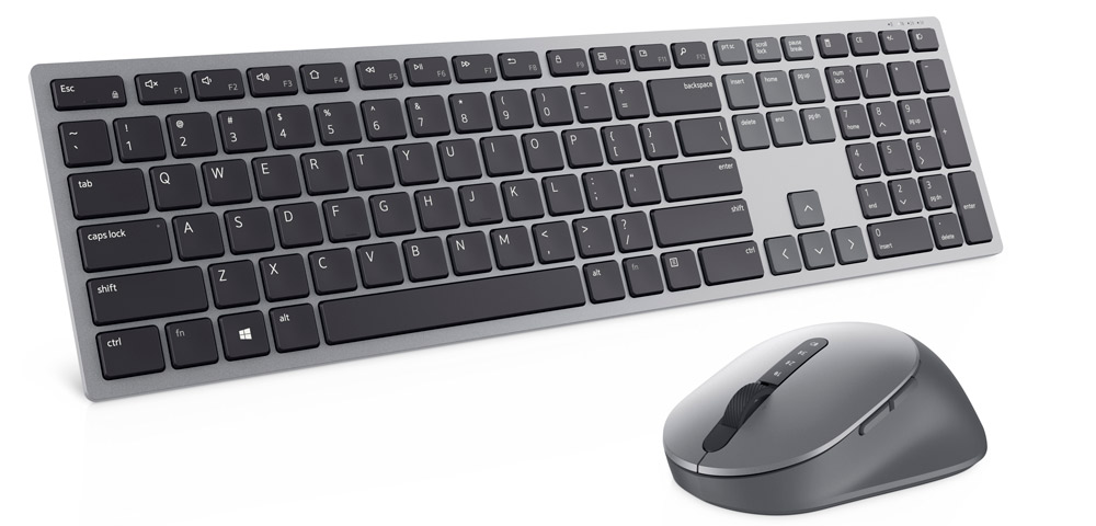 Pack Teclado y Mouse inalambricos marca dell, modelo KM7321W