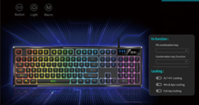 Teclado gamer Genius Scorpion K7 con iluminacion