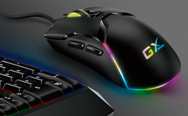 Mouse optico Genius, mouse gamer modelo Scorpion M700, modelo 31040009400