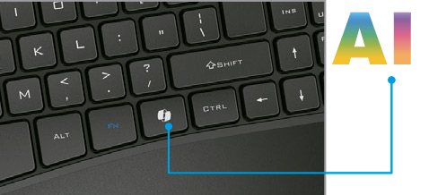 Teclado Ergonómico con Reposamanos Genius Ergo KB-700 con tecla AI Copilot